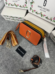 Marc Jacobs The SnapShot Camera Sling Bag With Dust Bag & OG Box (996 Orange)