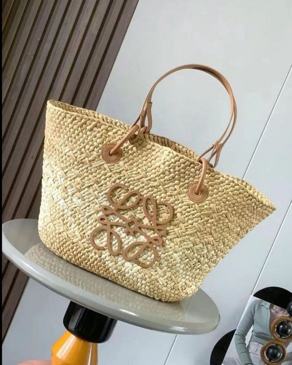 Loewe x Paulas Ibiza Anagram Basket Melange Tote Bag