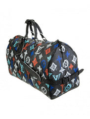 Louis Vuitton Keepall Bandoulire Duffle 50 LV Graffiti Multicolor With Dust Bag (202310)