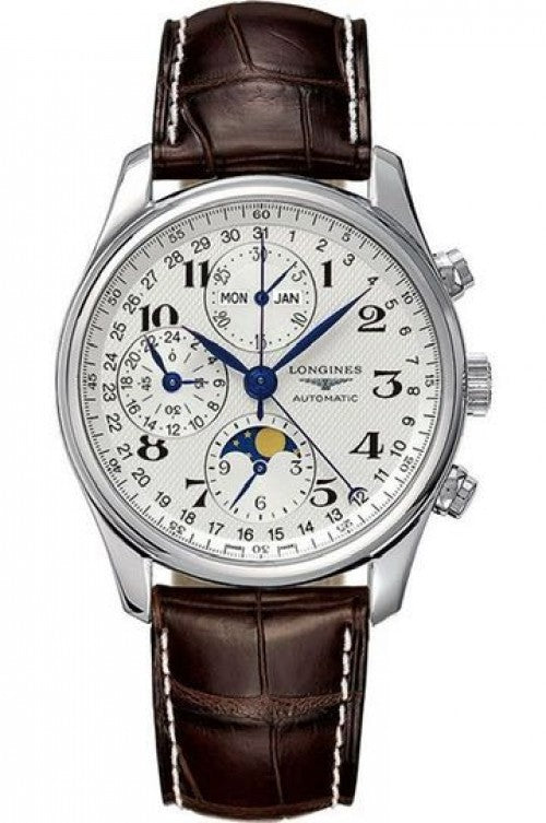 Longines Master Collection Moonphase Automatic watch white dial