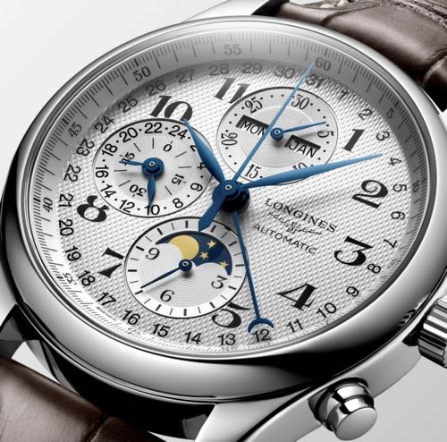 Longines Master Collection Moonphase Automatic watch white dial