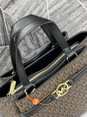 Michael Kors Reed Large Logo Satchel Handbag