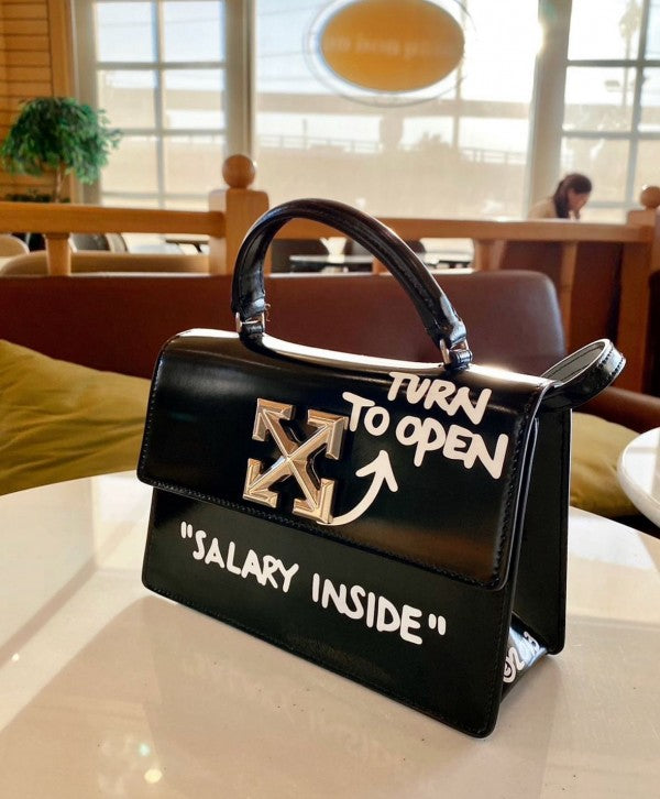 Off White X Salary Inside 1.4 Gummy Jitney Bag With Original Magnet Bo Lebrougesind