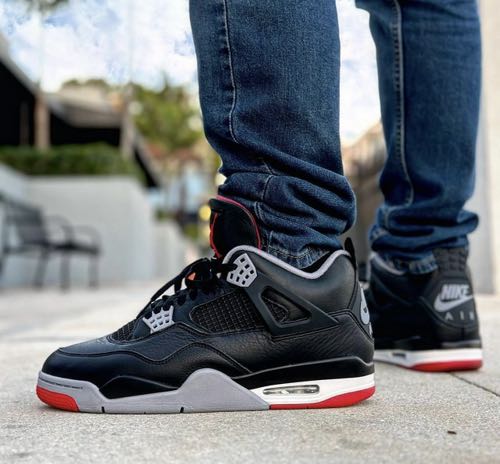 NIKE AIR JORDAN 4 BRED REIMAGINED