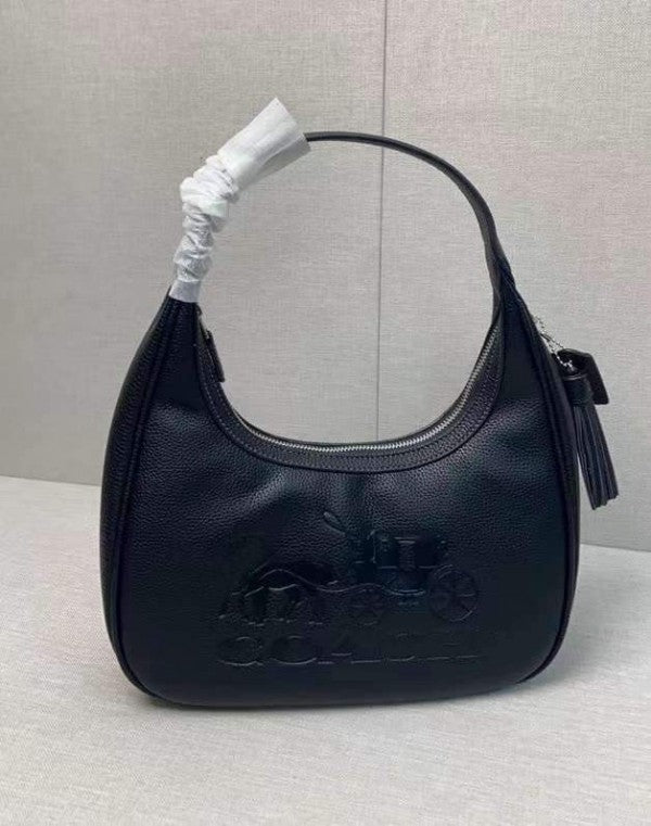 Coach Carmen Shoulder Bag Black With OG Box Dust Bag