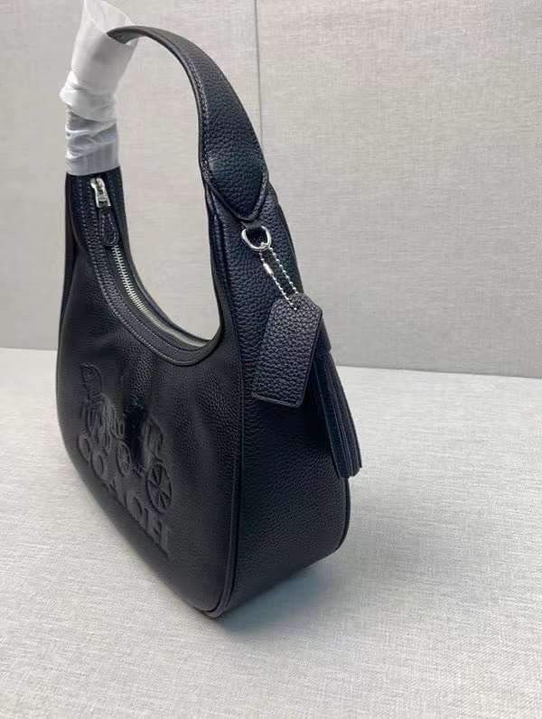 Coach Carmen Shoulder Bag Black With OG Box Dust Bag