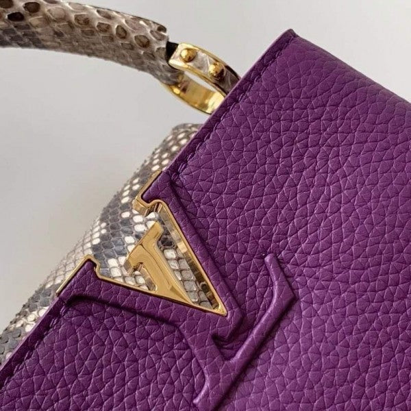 Louis Vuitton Capucines Mini Purple OG Double Box With Dust Bag 9681575