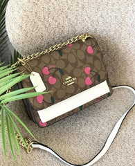 Coach Klare Signature Crossbody Bag With OG Box & Dust Bag (Flower 1002)