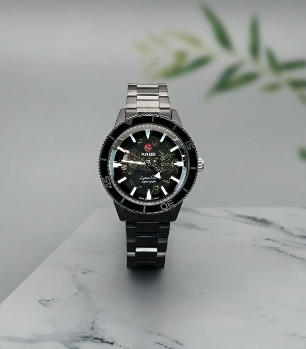 Rado Captain Cook Automatic Black Silver