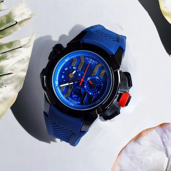 Jacob & co epic X Chronograph Watch BLUE