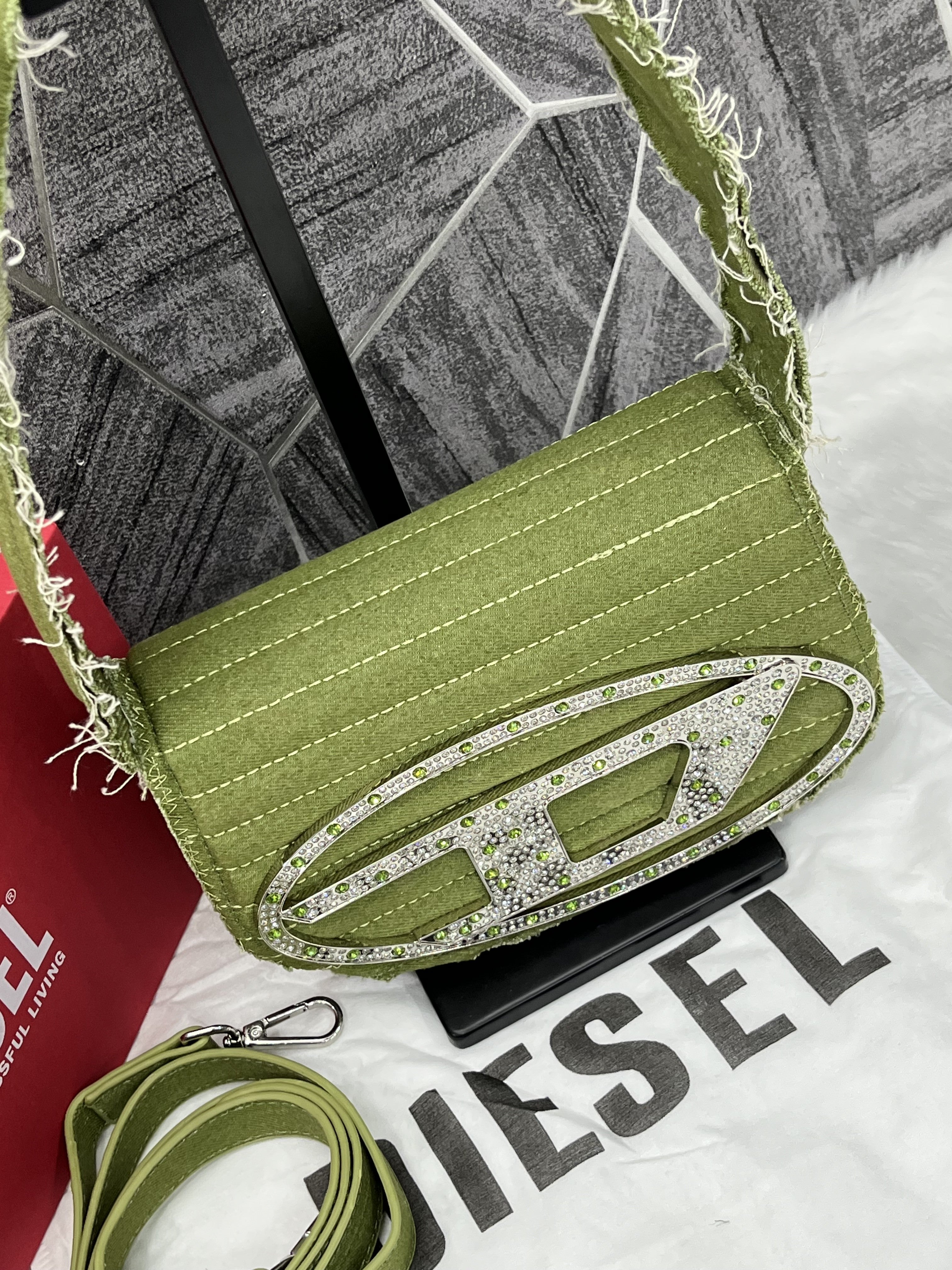 Diesel 1DR Denim Green With Original Box