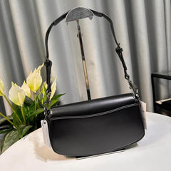 Coach Andrea Shoulder Bag With OG Box & Dust Bag (Black 63384)