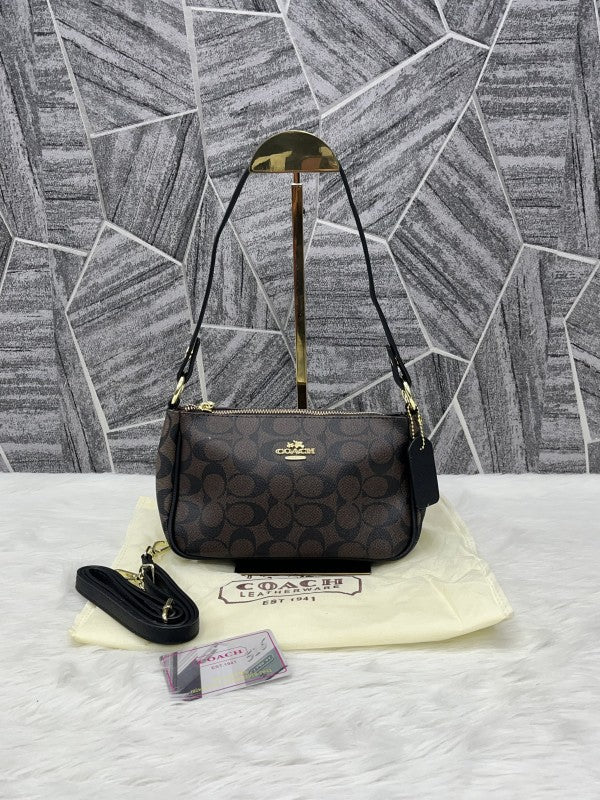 Coach Nolita Black With OG Dust Bag 2 Belts (Black 30686)