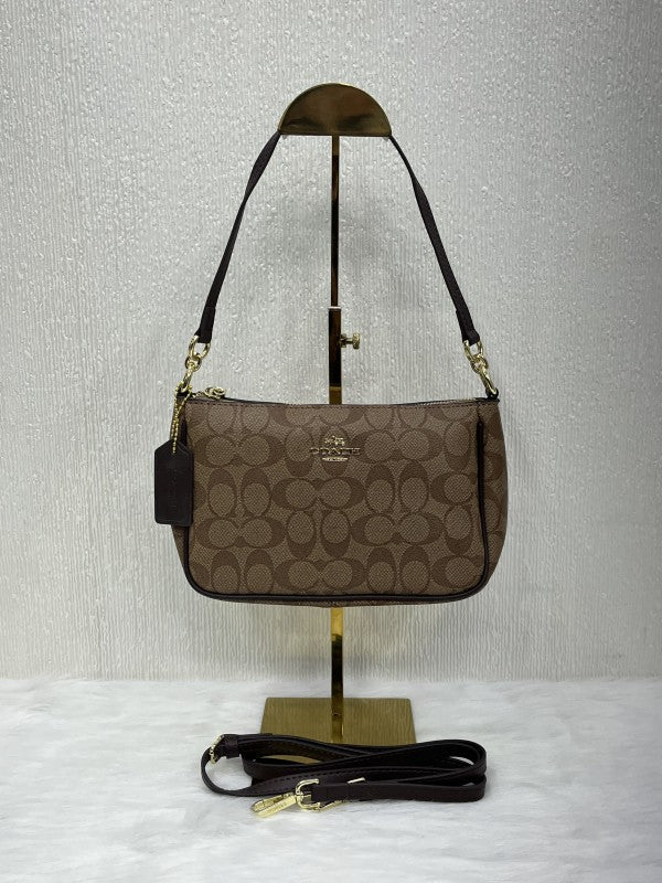 Coach Nolita Apricot Black With OG Dust Bag 2 Belts (Apricot Black 30686)