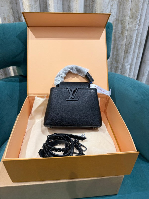 Louis Vuitton Capucines Mini Black OG Double Box With Dust Bag 9681575