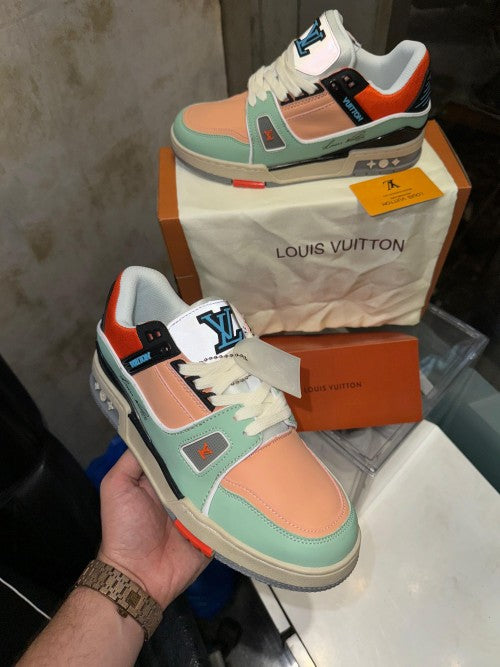 Louis Vuitton Trainers Multi Orange