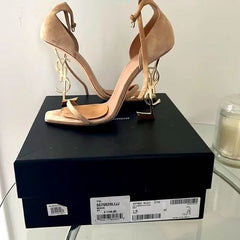 Saint Laurent ysl opyum heels pink gold