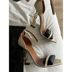 Saint Laurent ysl opyum heels pink gold