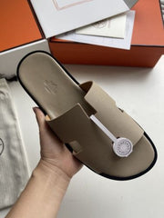 Hermes IZMIR Slides Original Packaging khaki