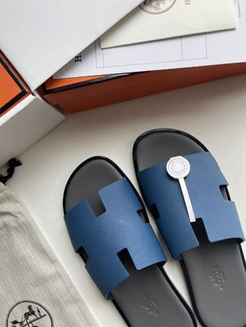 Hermes IZMIR Slides Original Packaging BLACK TEAL