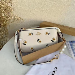 Coach Nolita 18 Daisy Sling Bag With Box Dust Bag Sling Chain