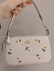 Coach Nolita 18 Daisy Sling Bag With Box Dust Bag Sling Chain