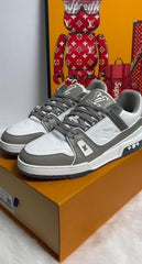 Louis Vuitton Lv Trainer Grey og  packaging