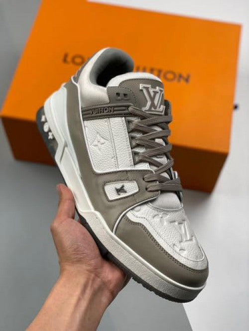 Louis Vuitton Lv Trainer Grey og  packaging
