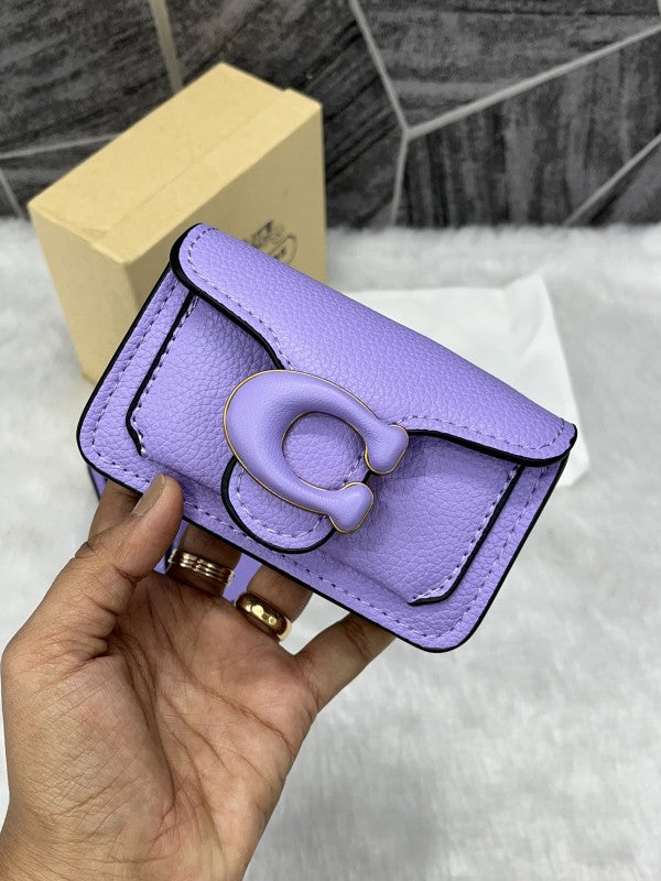 Coach Tabby 12 Purple Monogram Mini With Original Box (6806 Purple)