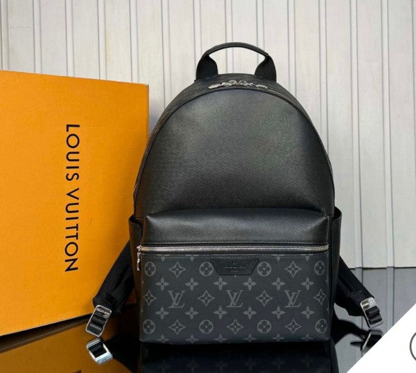 Louis Vuitton Black Taigarama Premium High&Quality Backpack With OG Box & Dust Bag (Black M46553)