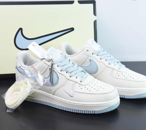 airforce 1 07 low keep fresh beige blue silver