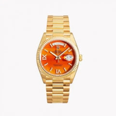 ROLEX DAY DATE ORANGE YZ