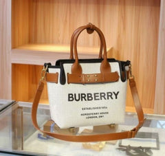 Burberry Premium Tote Bag With Dust Bag & ouch & Sling Belt