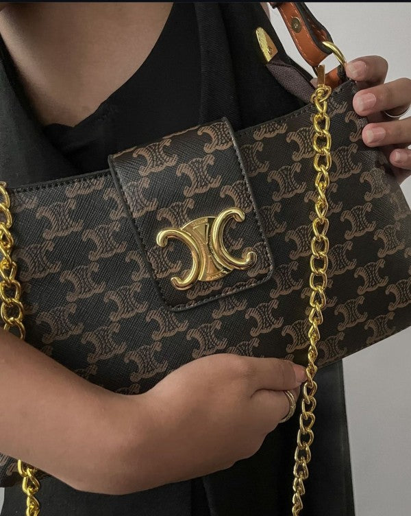 Celine Sling Shoulder Bag With Original Box