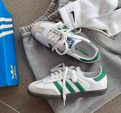 Adidas Samba OG White Green Mens
