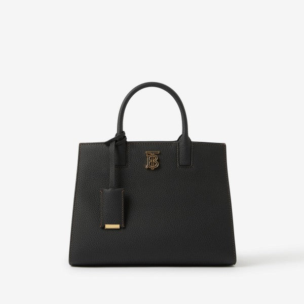 Burberry Frances Medium Satchel Bag With OG Box & Dust Bag BUR6268 Black