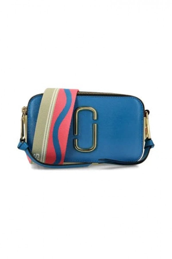 Marc Jacobs The SnapShot Camera Sling Bag With Dust Bag & OG Box (996 Pearl Blue)
