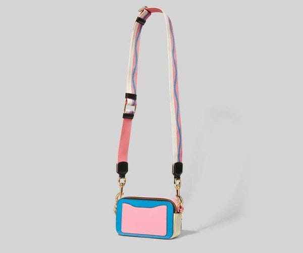 Marc Jacobs The SnapShot Camera Sling Bag With Dust Bag & OG Box (996 Pearl Blue)
