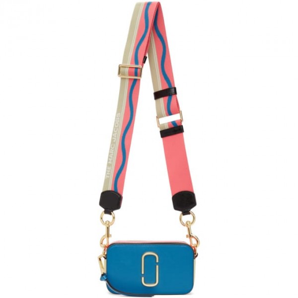 Marc Jacobs The SnapShot Camera Sling Bag With Dust Bag & OG Box (996 Pearl Blue)