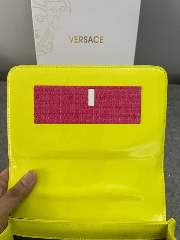 Versace Jeans Counture Structure Sling Bag With OG Box & Dust Bag (AV630 Neon Green)