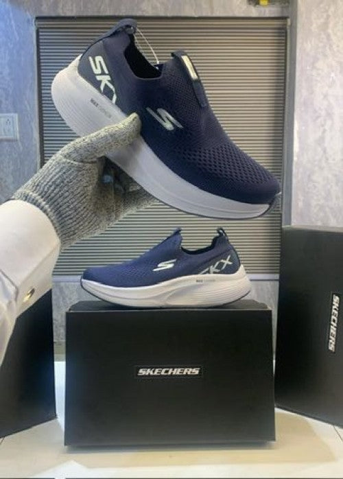 SKECHERS SLIP INS MAX CUSHIONING SUSPENSION Blue white