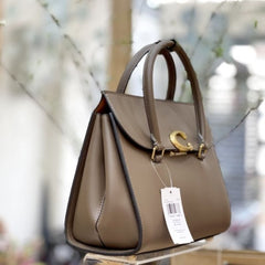Coach Broome Carryall Top Handle Shoulder Bag With OG Box & Dust Bag (Khaki-1008)