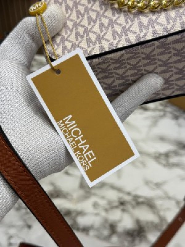 Michael Kors Jet Set Camera Crossbody With Sling With OG Box And Dust Bag (10399 Beige)