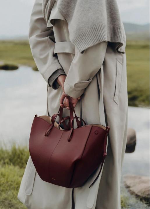 Polene Cyme Large Tote With Wallet & Original Dust Cover