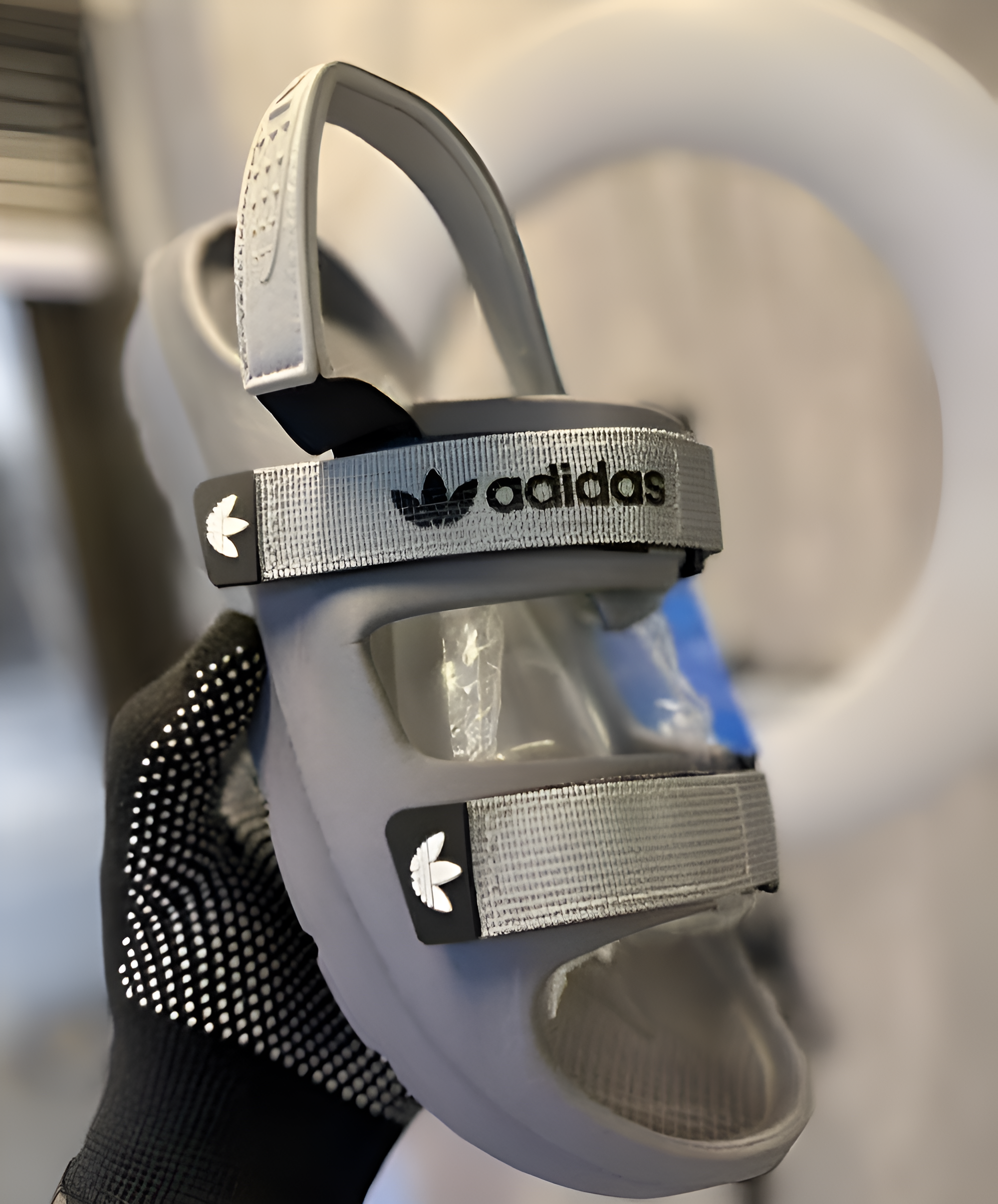 Adidas Lightweight Velcro Sport Sandals grey