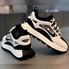 NIKE BAILLELI PLATFORM SNEAKER BLACK WHITE