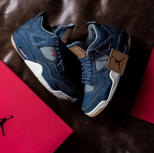Nike Air Jordan 4 X Levis denim blue (1080