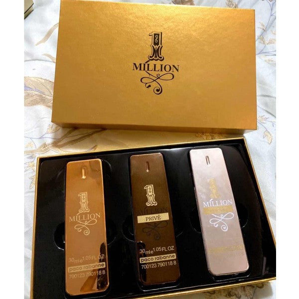 1 MILLION PACO RABBANA 3 PCS COMBO GIFT SET