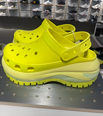 WMN Crocs Mega Crush Clogs Yellow For Her