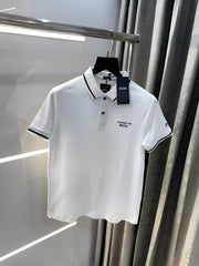 Hugo Boss X Porsche White Embroidery Logo Premium Polo T-Shirt